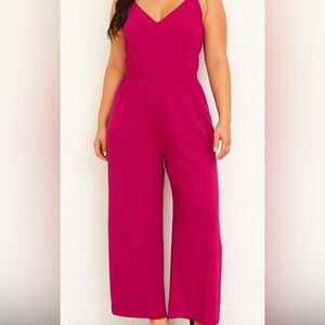 Violeta Tie Front Knit Jumpsuit